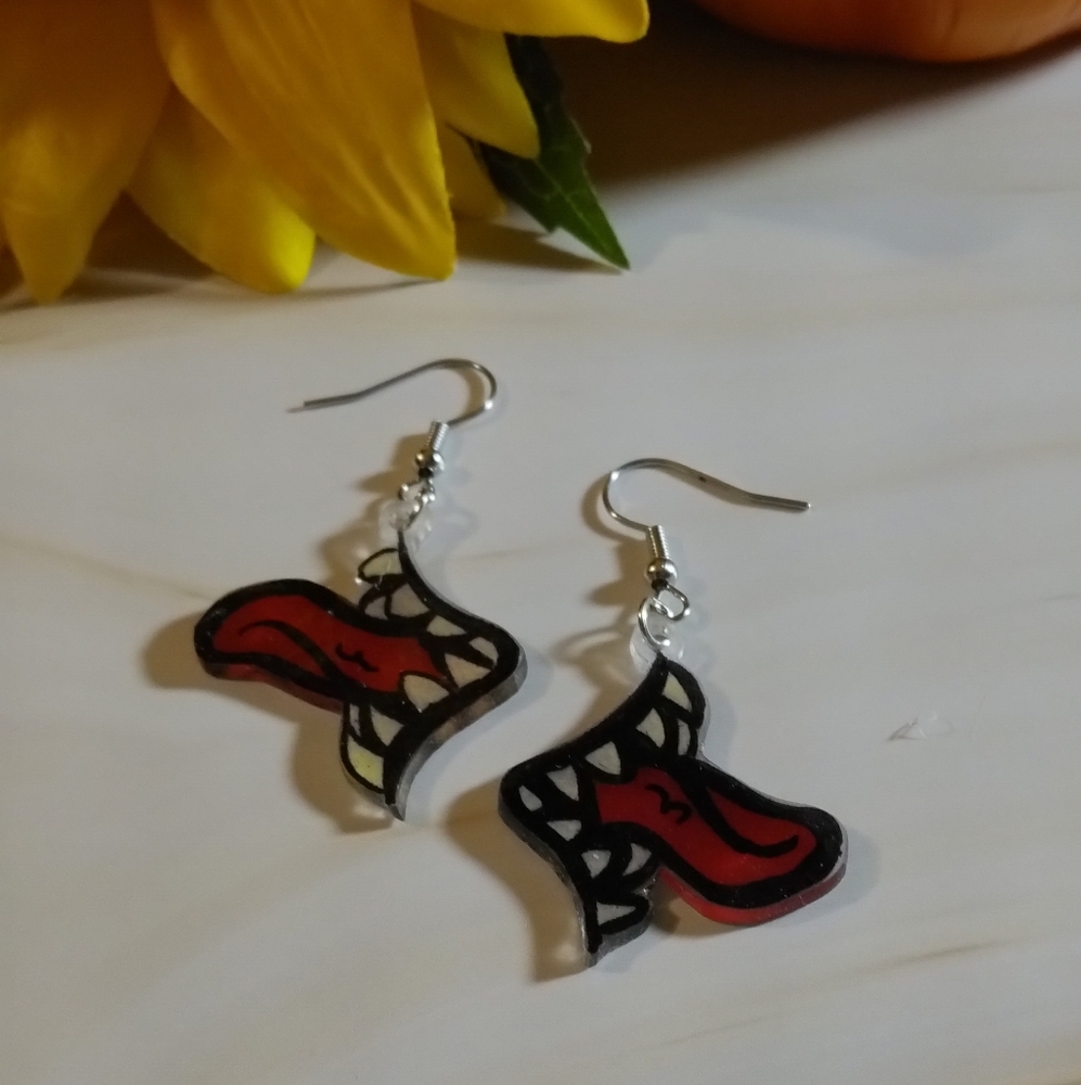 Monster Mouth Earrings